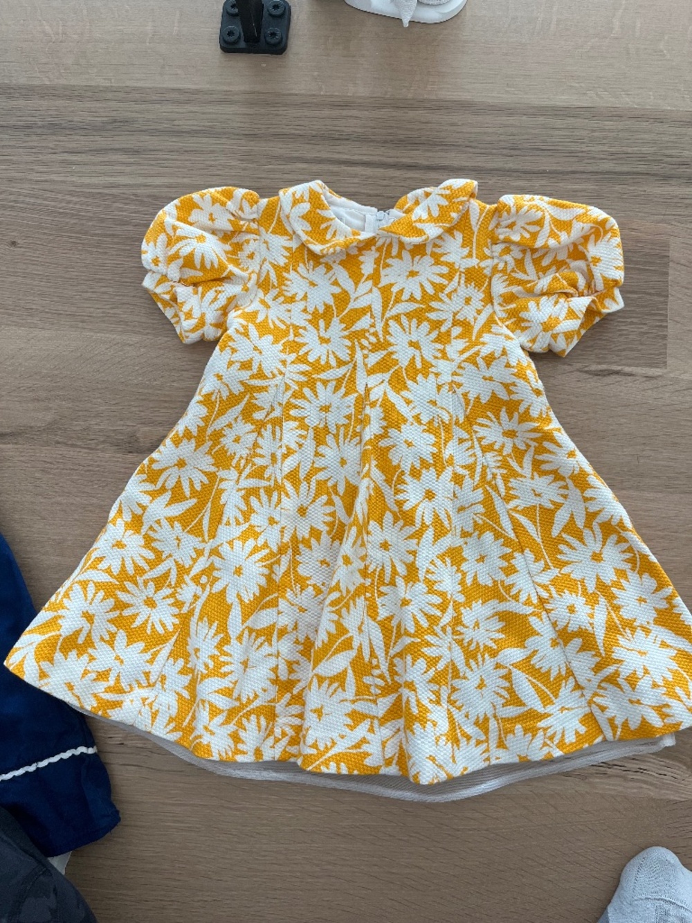 Sylvia White Pique Tulip Dress
